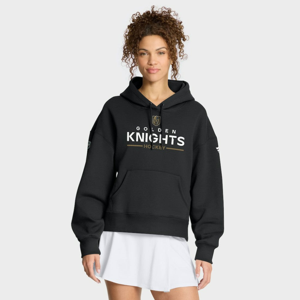Vegas Golden Knights Fanatics Women's Authentic Pro Primary Pullover Hoodie - Black | Fanatics Lifestyle