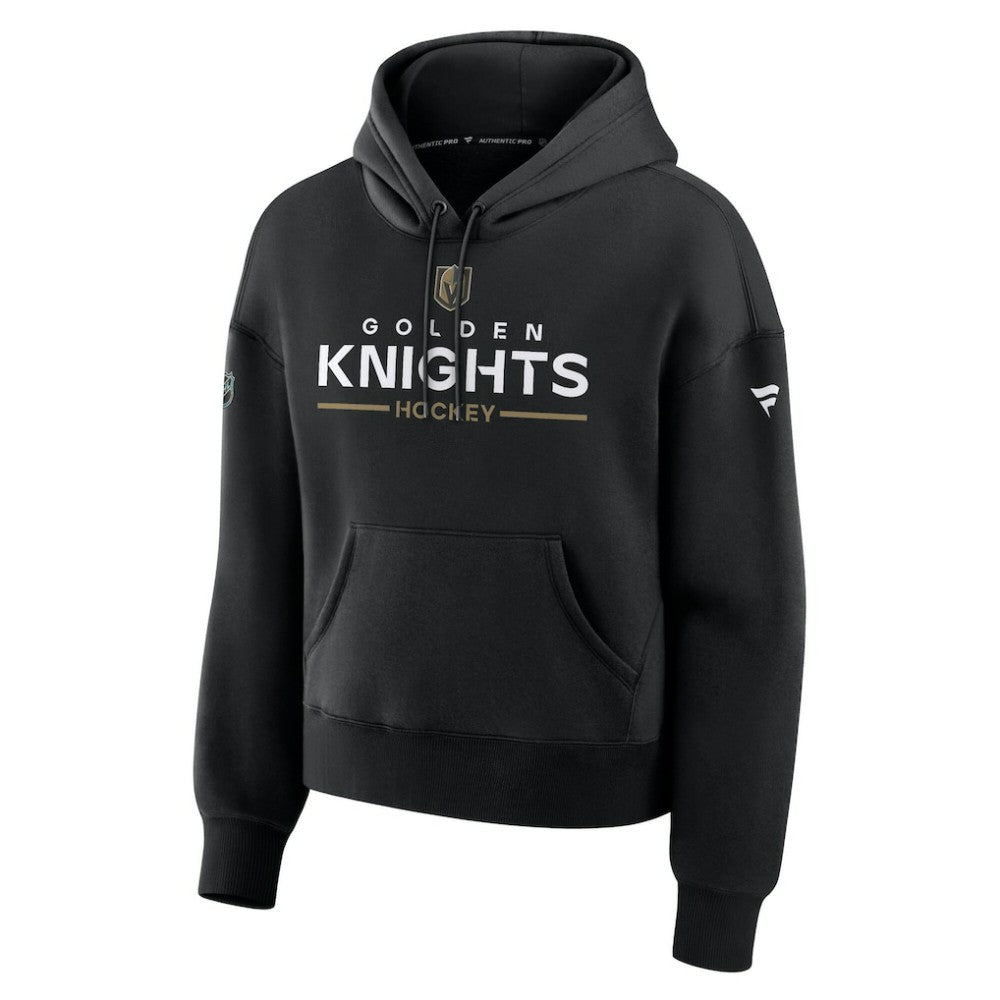 Vegas Golden Knights Fanatics Women's Authentic Pro Primary Pullover Hoodie - Black | Fanatics Lifestyle