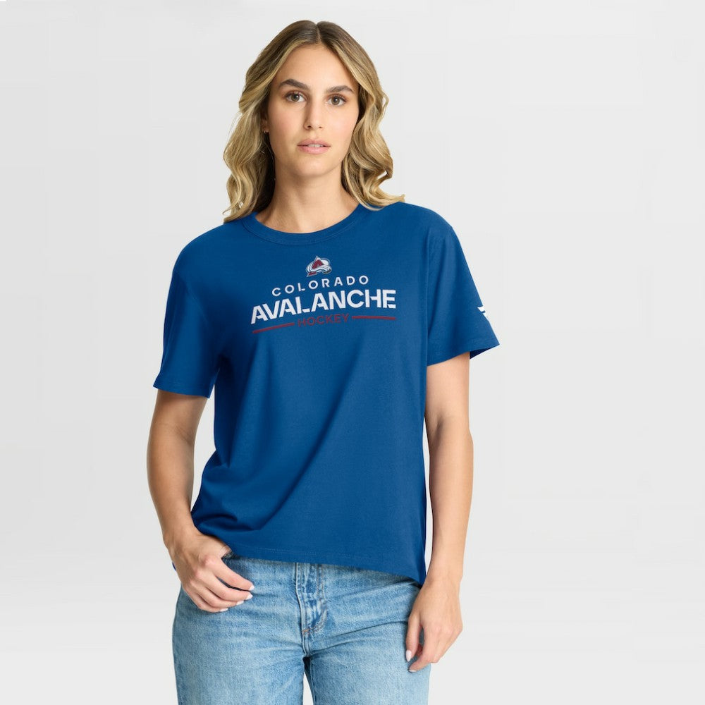 Colorado Avalanche Fanatics Women's Authentic Pro Primary T-Shirt - Blue | Fanatics near me