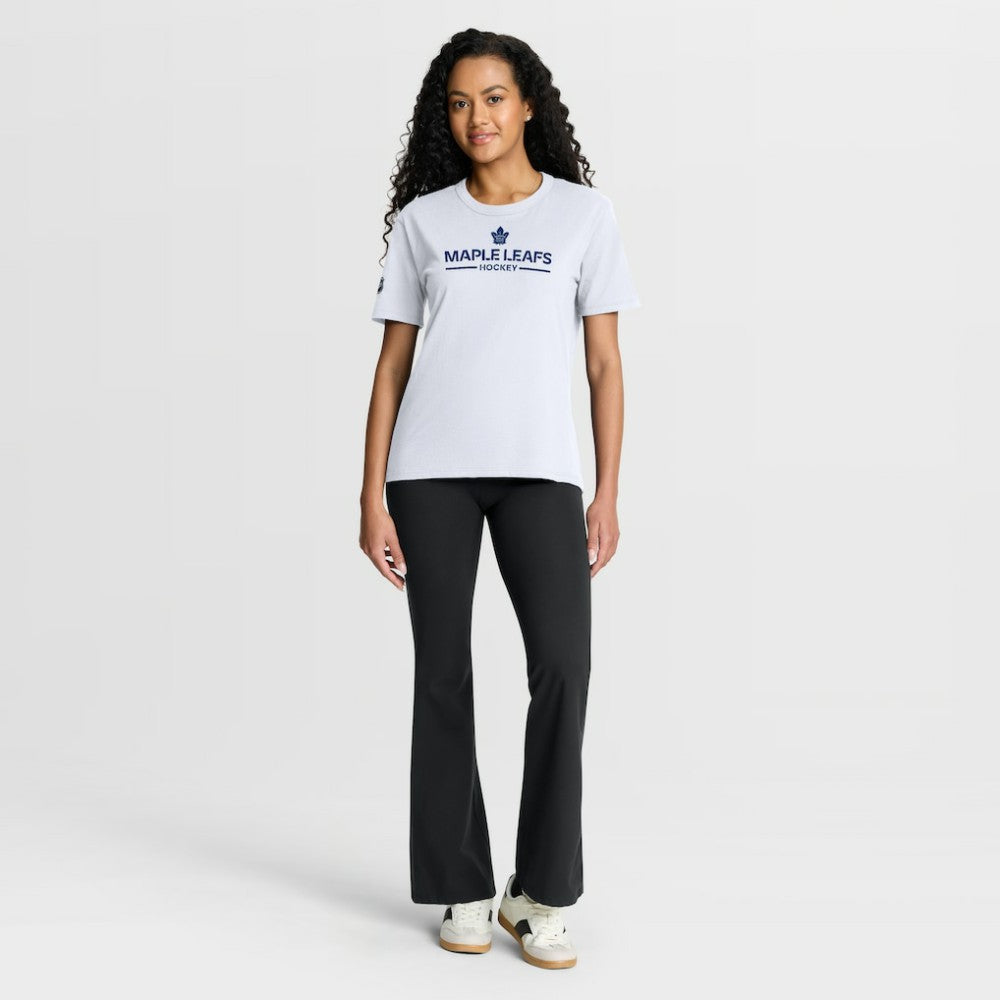 Toronto Maple Leafs Fanatics Women's Authentic Pro Primary T-Shirt - White | Fanatics Lifestyle