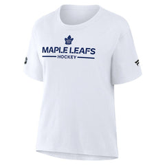 Toronto Maple Leafs Fanatics Women's Authentic Pro Primary T-Shirt - White | Fanatics Lifestyle