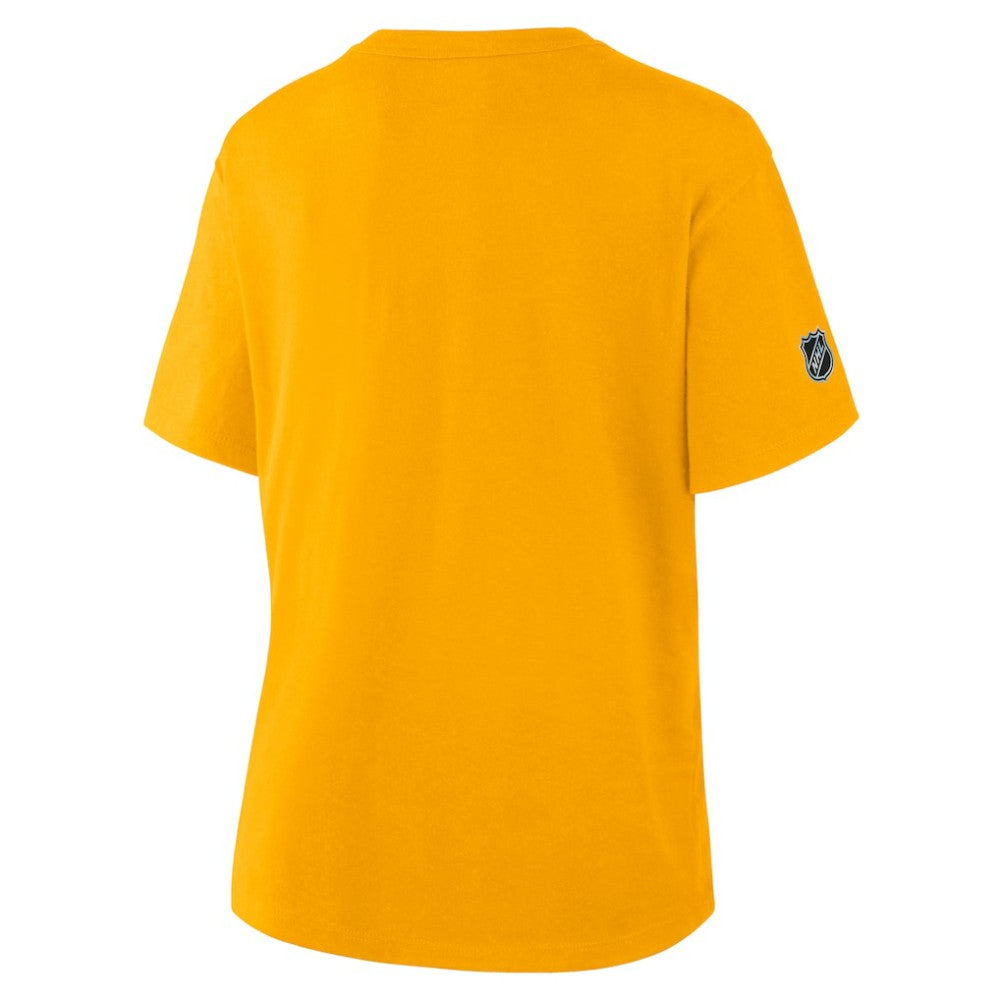Boston Bruins Fanatics Women's Authentic Pro Primary T-Shirt - Gold | Fanatics sale