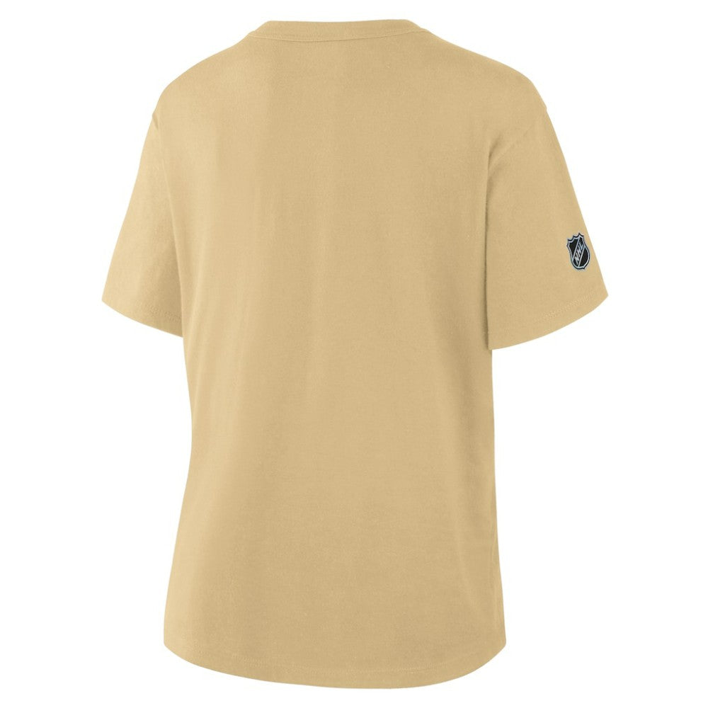 Vegas Golden Knights Fanatics Women's Authentic Pro Primary T-Shirt - Gold | Fanatics Lifestyle