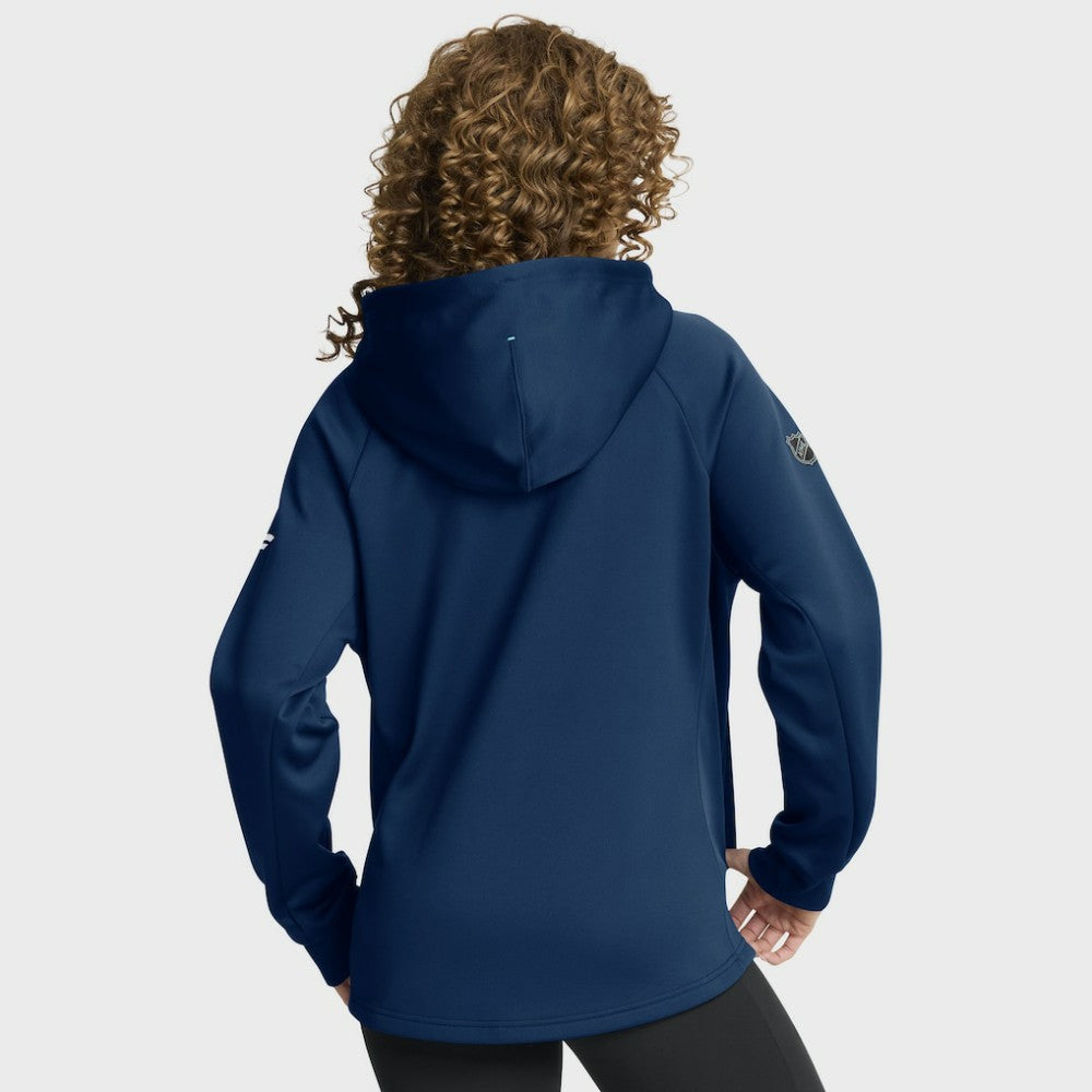 Seattle Kraken Fanatics Women's Authentic Pro Rink Raglan Full-Zip Hoodie - Deep Sea Blue | Fanatics sale