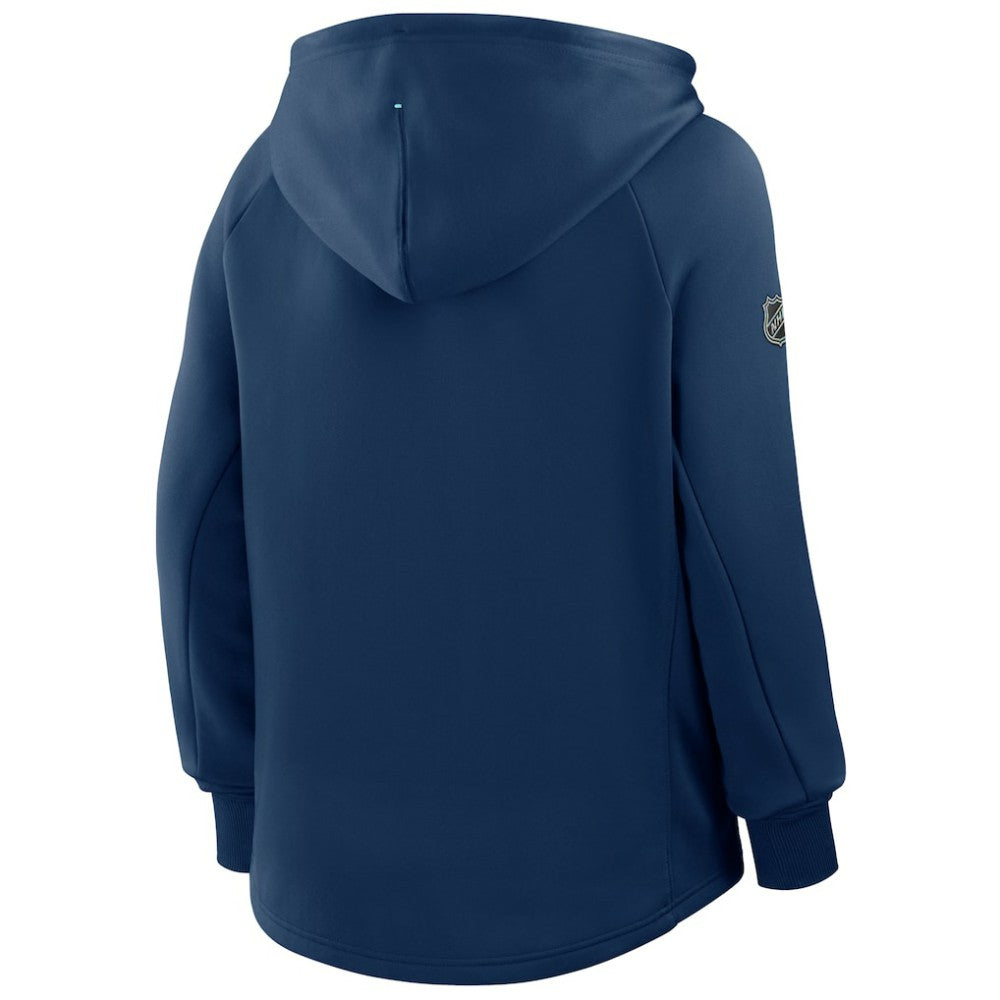 Seattle Kraken Fanatics Women's Authentic Pro Rink Raglan Full-Zip Hoodie - Deep Sea Blue | Fanatics sale