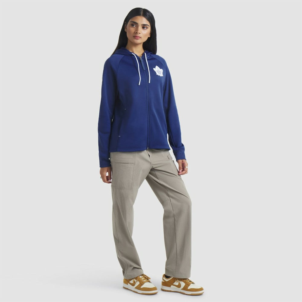 Toronto Maple Leafs Fanatics Women's Authentic Pro Rink Raglan Full-Zip Hoodie - Blue | Fanatics online
