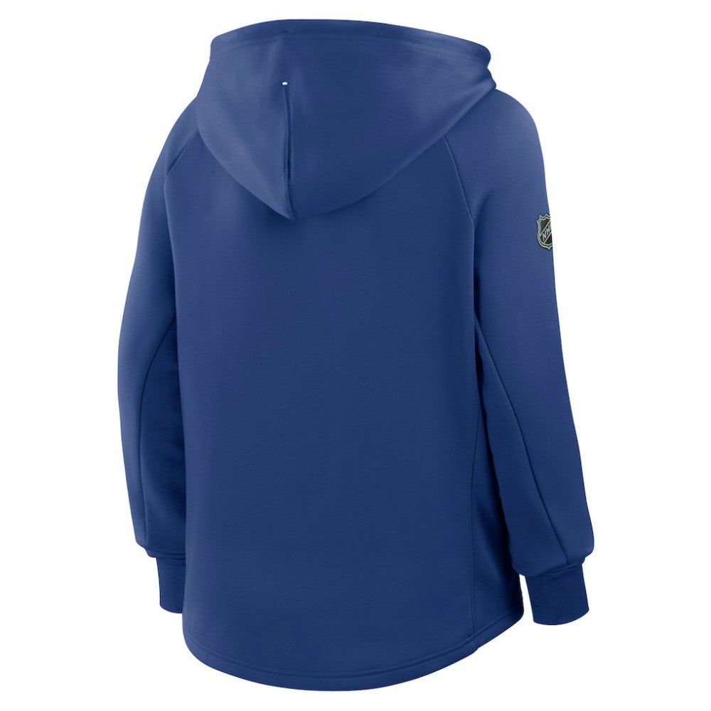Toronto Maple Leafs Fanatics Women's Authentic Pro Rink Raglan Full-Zip Hoodie - Blue | Fanatics online
