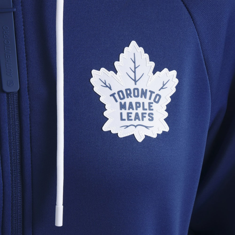Toronto Maple Leafs Fanatics Women's Authentic Pro Rink Raglan Full-Zip Hoodie - Blue | Fanatics online