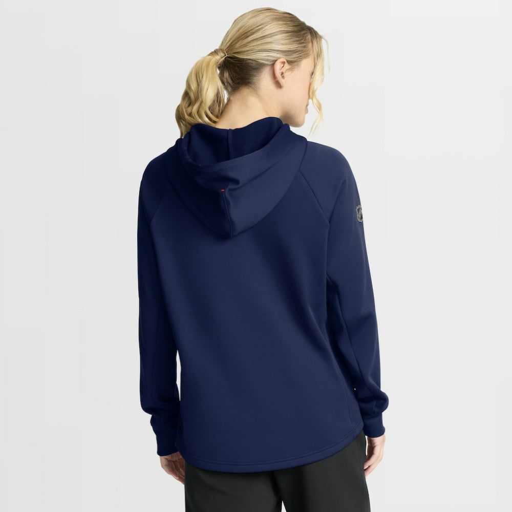 New York Rangers Fanatics Women's Authentic Pro Rink Raglan Full-Zip Hoodie - Navy | Fanatics on sale