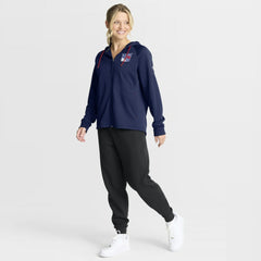 New York Rangers Fanatics Women's Authentic Pro Rink Raglan Full-Zip Hoodie - Navy | Fanatics on sale