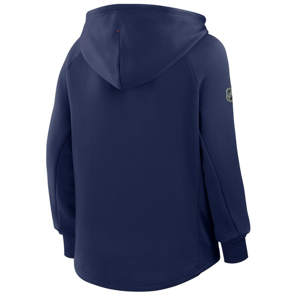 New York Rangers Fanatics Women's Authentic Pro Rink Raglan Full-Zip Hoodie - Navy | Fanatics on sale