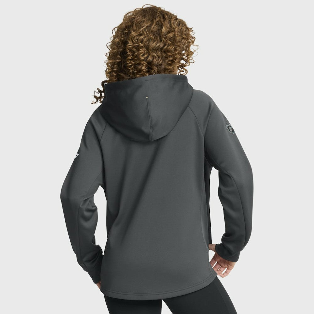 Vegas Golden Knights Fanatics Women's Authentic Pro Rink Raglan Full-Zip Hoodie - Black | Fanatics Clearance