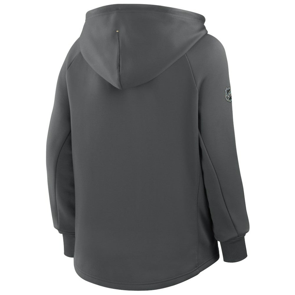 Vegas Golden Knights Fanatics Women's Authentic Pro Rink Raglan Full-Zip Hoodie - Black | Fanatics Clearance