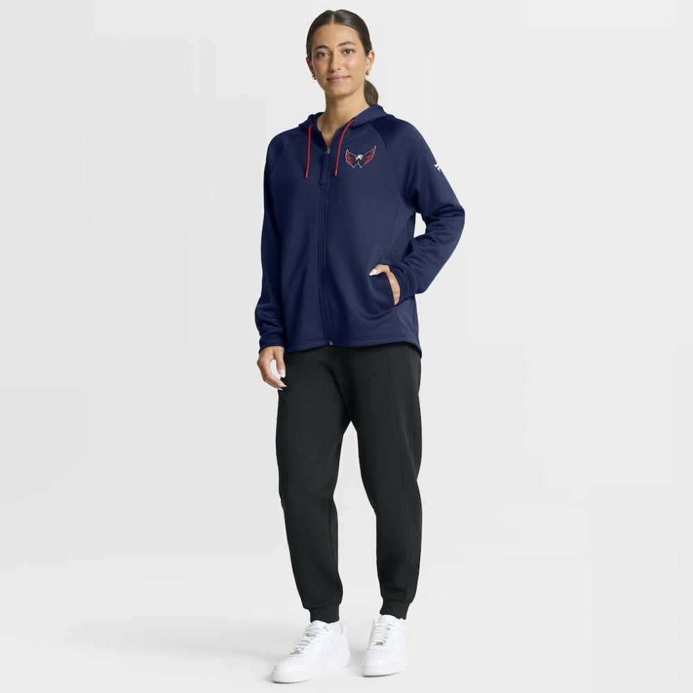 Washington Capitals Fanatics Women's Authentic Pro Rink Raglan Full-Zip Hoodie - Navy | Fanatics sale
