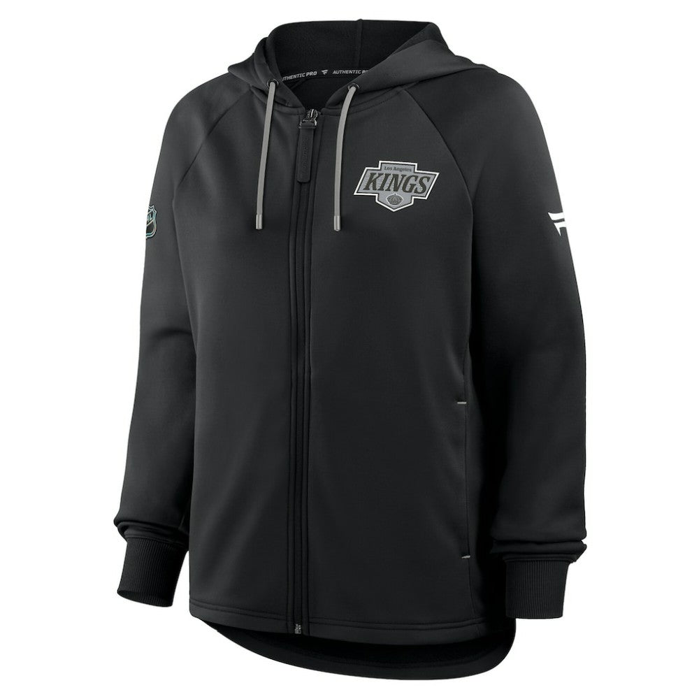 Los Angeles Kings Fanatics Women's Authentic Pro Rink Raglan Full-Zip Hoodie - Black | Fanatics discount