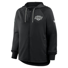 Los Angeles Kings Fanatics Women's Authentic Pro Rink Raglan Full-Zip Hoodie - Black | Fanatics discount