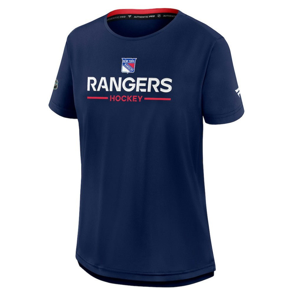 New York Rangers Fanatics Women's Authentic Pro Rink Tech T-Shirt - Navy | Fanatics near me