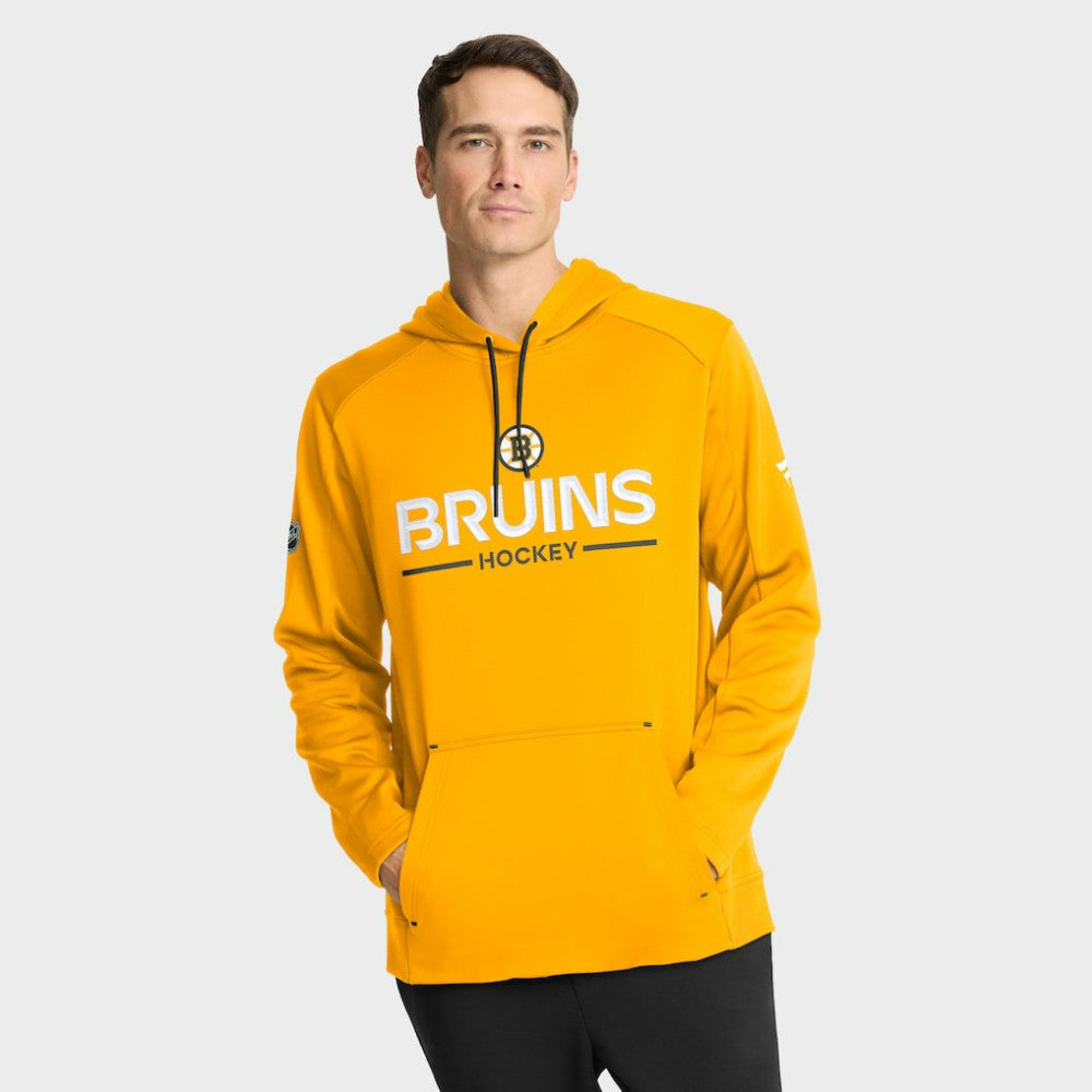 Boston Bruins Fanatics Authentic Pro Rink Hoodie - Gold | Fanatics online