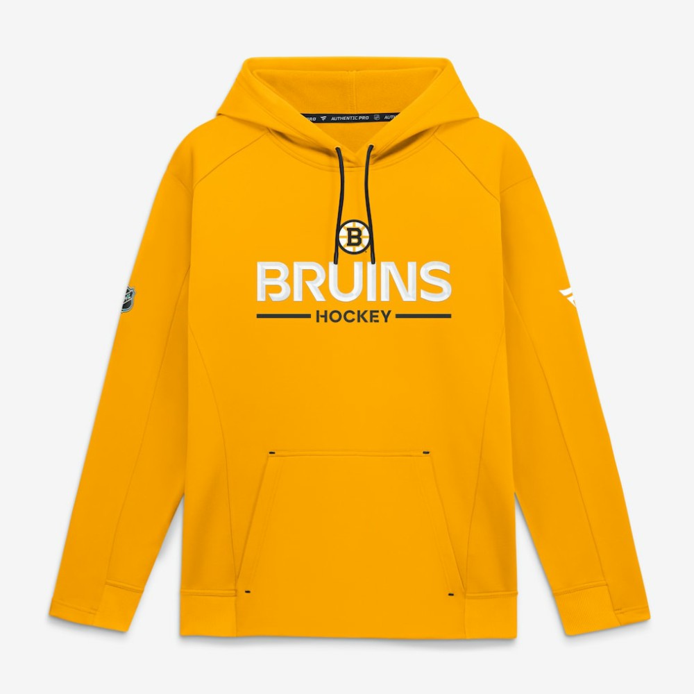 Boston Bruins Fanatics Authentic Pro Rink Hoodie - Gold | Fanatics online