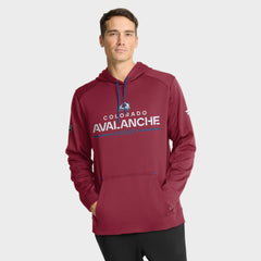 Colorado Avalanche Fanatics Authentic Pro Rink Hoodie - Burgundy | Fanatics Lifestyle