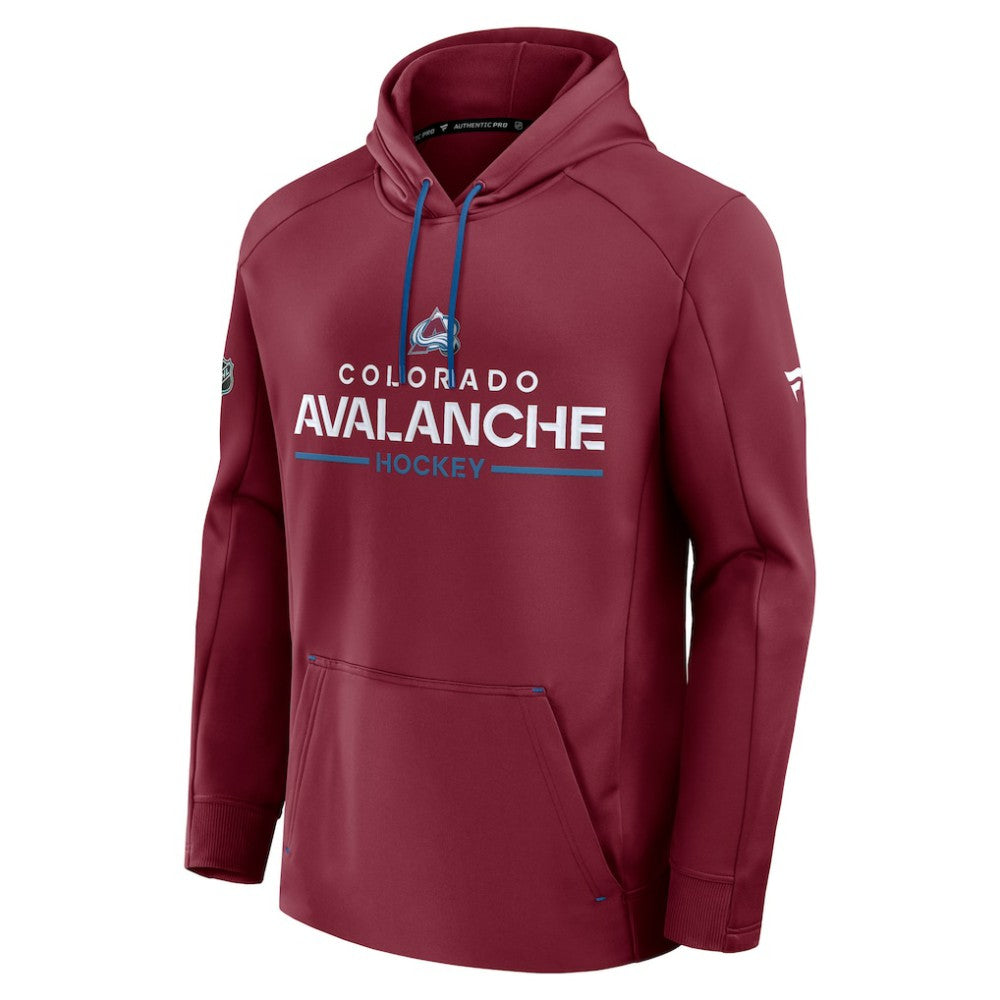 Colorado Avalanche Fanatics Authentic Pro Rink Hoodie - Burgundy | Fanatics Lifestyle