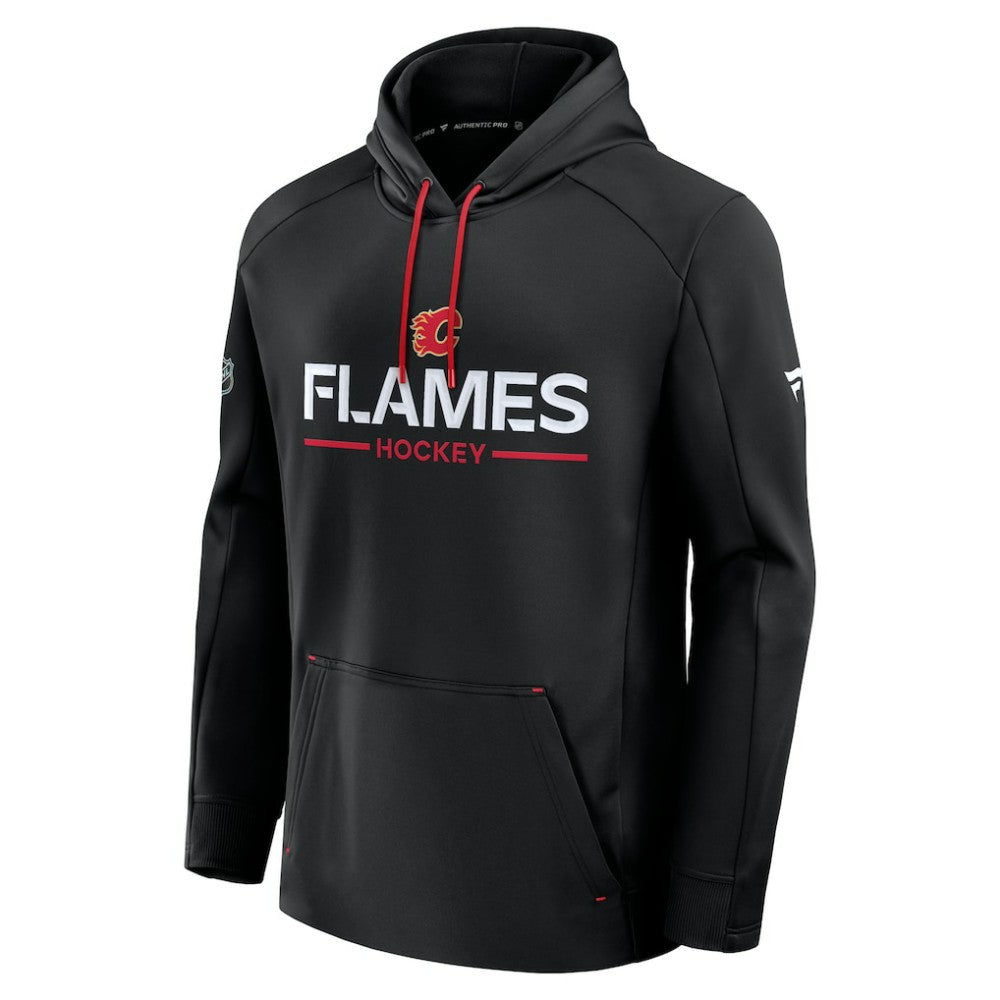 Calgary Flames Fanatics Authentic Pro Rink Hoodie - Black | Fanatics discount