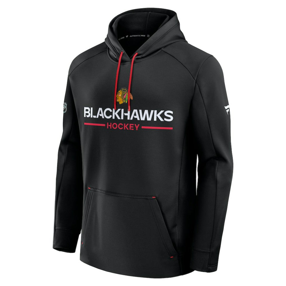 Chicago Blackhawks Fanatics Authentic Pro Rink Hoodie - Black | Fanatics on sale