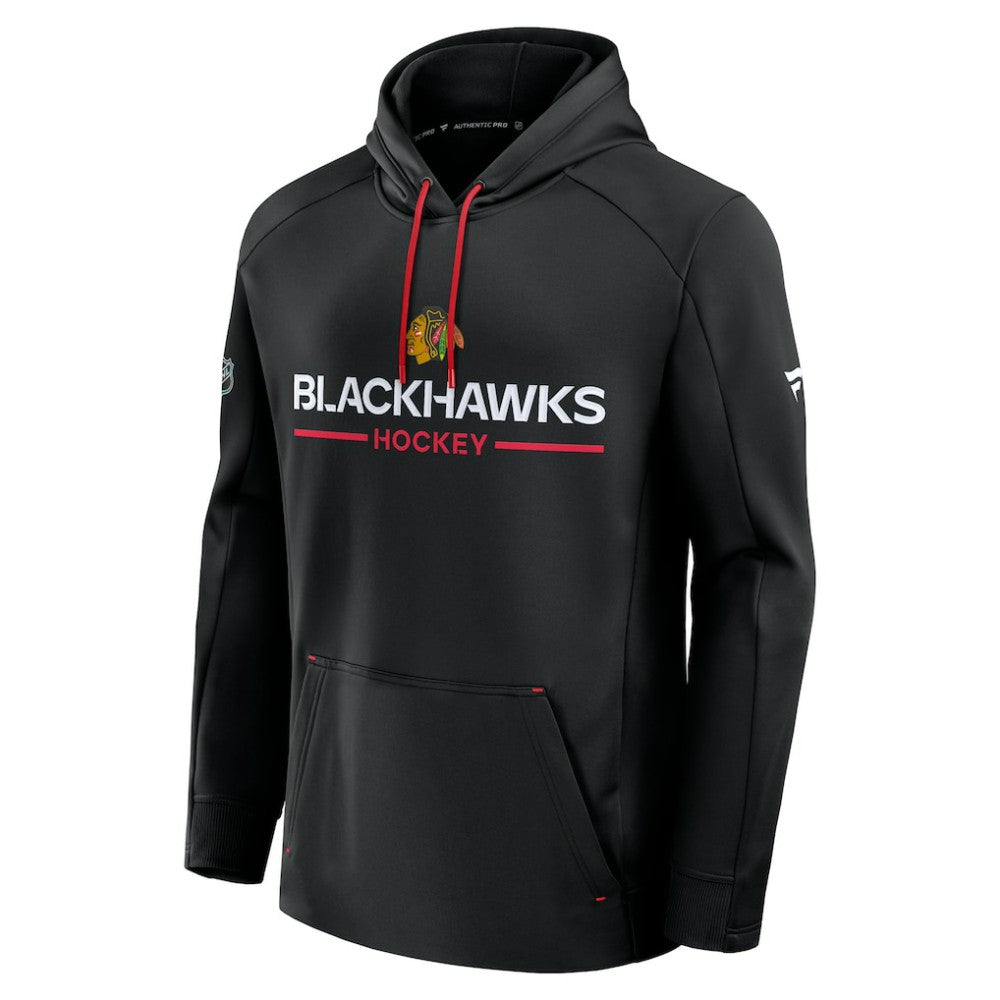 Chicago Blackhawks Fanatics Authentic Pro Rink Hoodie - Black | Fanatics on sale