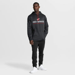 Detroit Red Wings Fanatics Authentic Pro Rink Hoodie - Black | Fanatics on sale