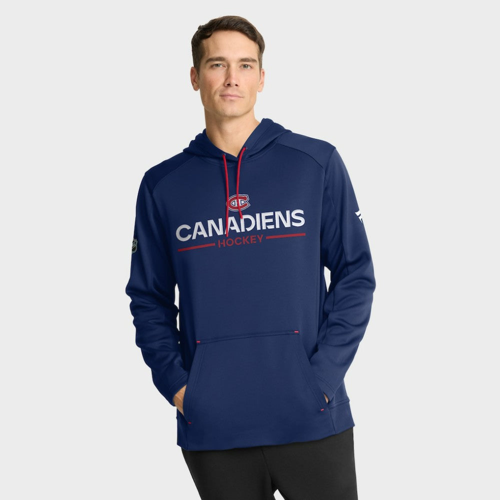 Montreal Canadiens Fanatics Authentic Pro Rink Hoodie - Navy | Fanatics Clearance