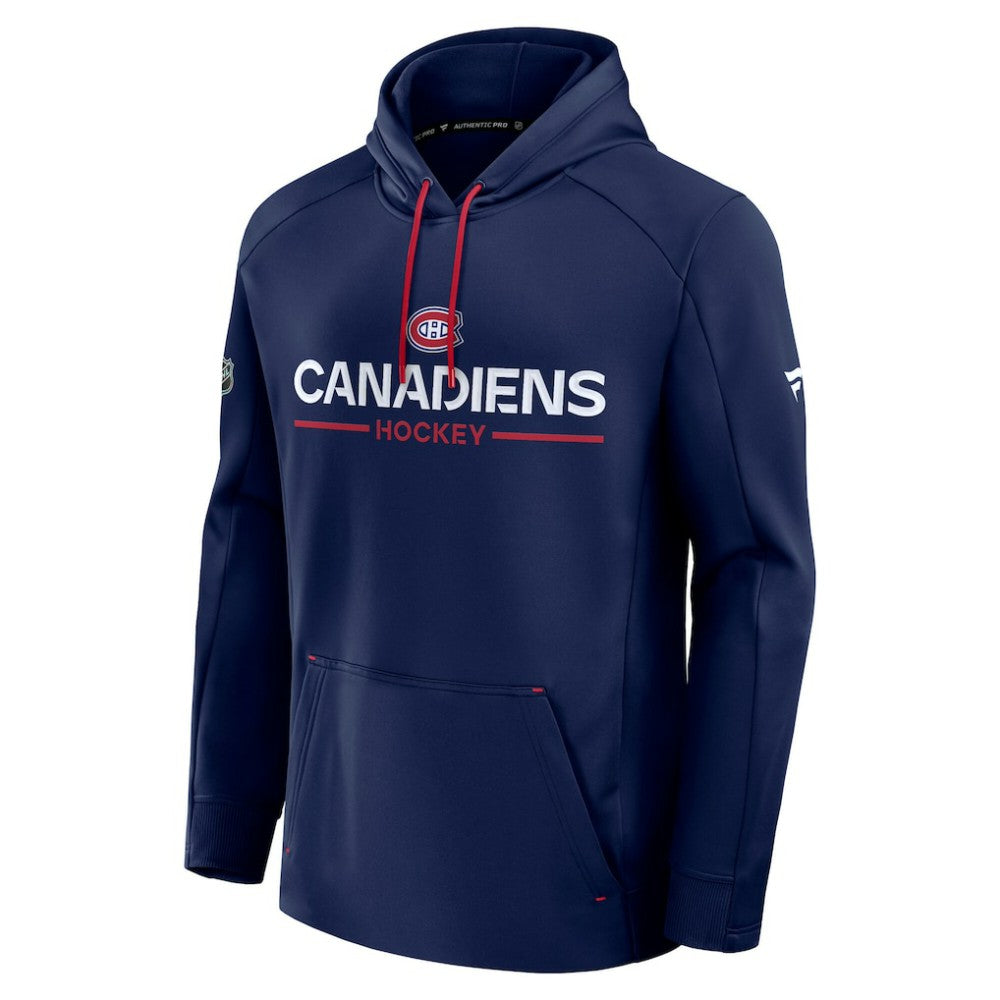 Montreal Canadiens Fanatics Authentic Pro Rink Hoodie - Navy | Fanatics Clearance