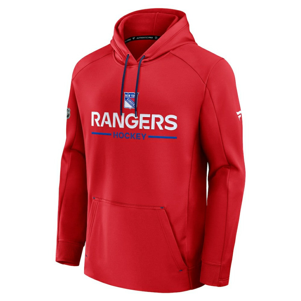 New York Rangers Fanatics Authentic Pro Rink Hoodie - Red | Fanatics on sale