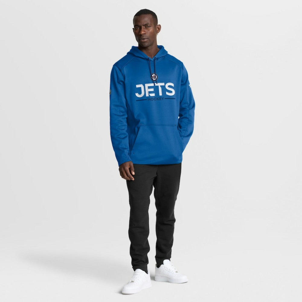 Winnipeg Jets Fanatics Authentic Pro Rink Hoodie - Blue | Fanatics near me