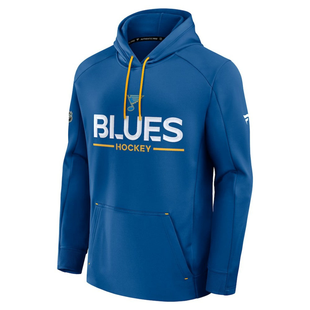 St. Louis Blues Fanatics Authentic Pro Rink Hoodie - Blue | Fanatics near me