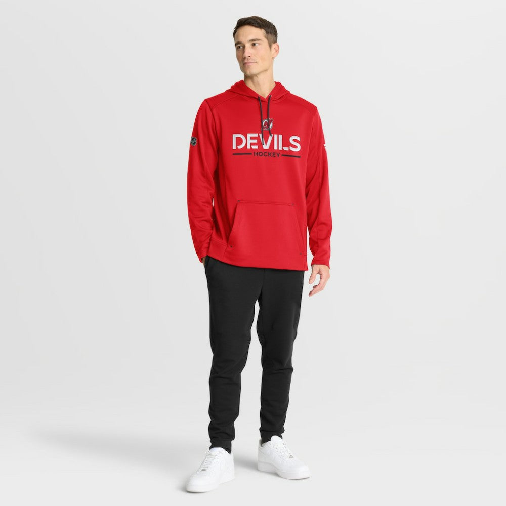 New Jersey Devils Fanatics Authentic Pro Rink Hoodie - Red | Fanatics discount