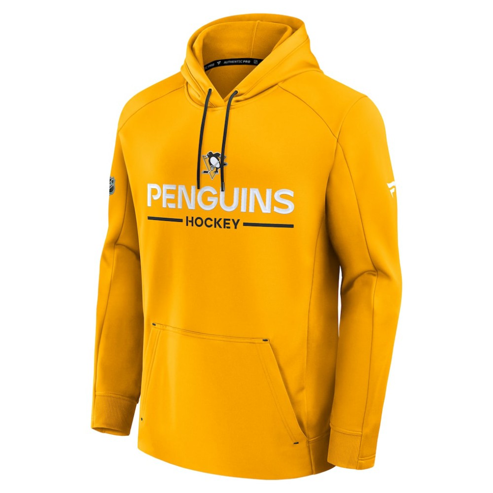 Pittsburgh Penguins Fanatics Authentic Pro Rink Hoodie - Gold | Fanatics online