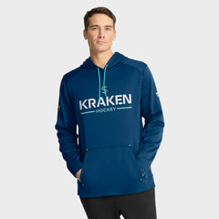 Seattle Kraken Fanatics Authentic Pro Rink Hoodie - Deep Sea Blue | Fanatics discount
