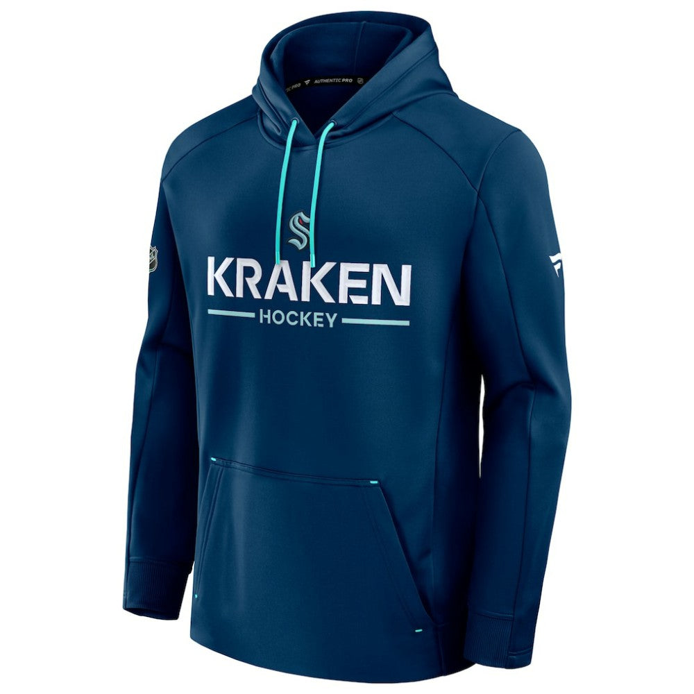 Seattle Kraken Fanatics Authentic Pro Rink Hoodie - Deep Sea Blue | Fanatics discount