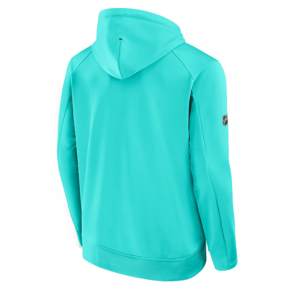 Seattle Kraken Fanatics Authentic Pro Rink Hoodie - Light Blue | Fanatics Lifestyle