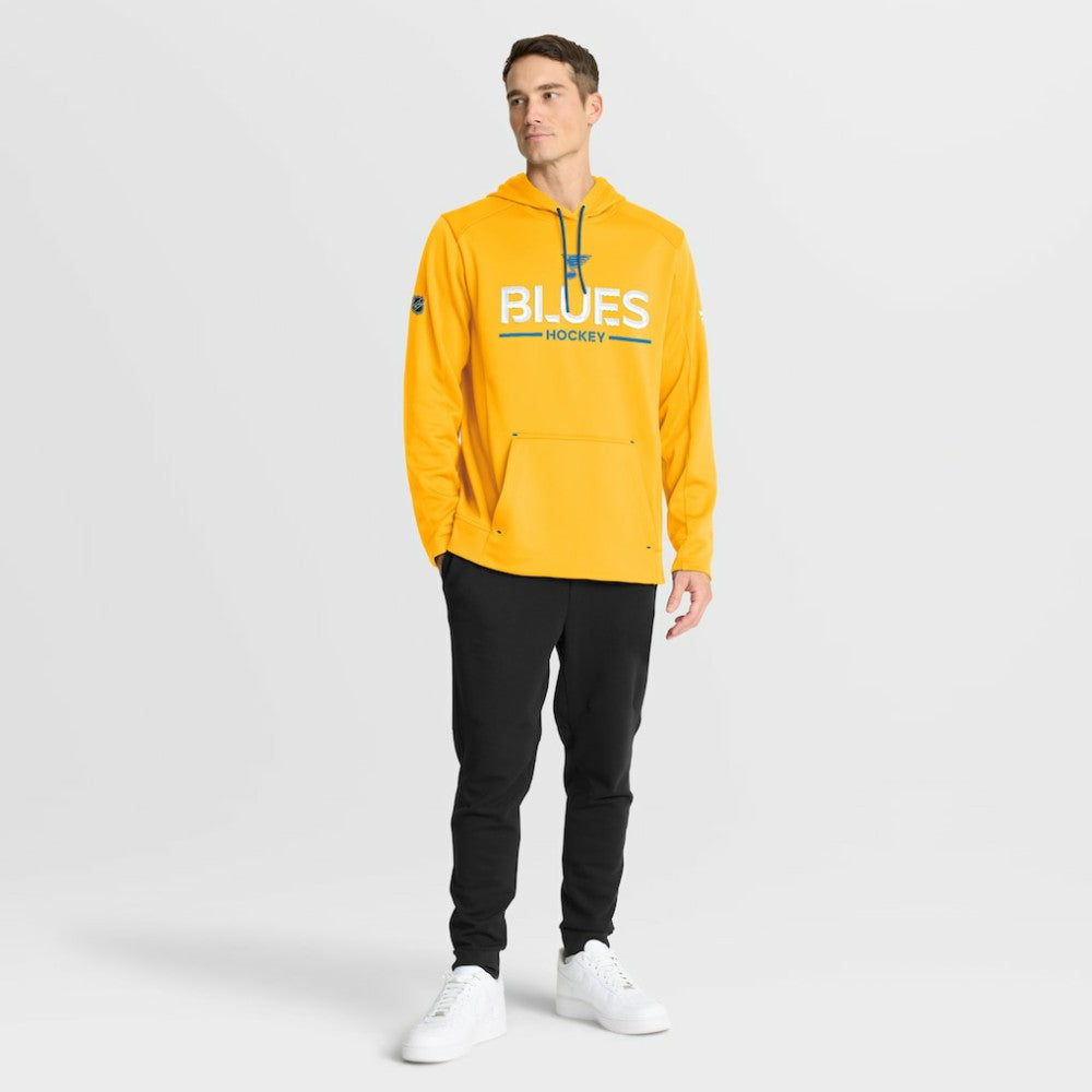 St. Louis Blues Fanatics Authentic Pro Rink Hoodie - Gold | Fanatics discount
