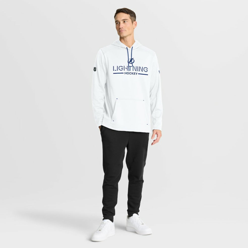 Tampa Bay Lightning Fanatics Authentic Pro Rink Hoodie - White | Fanatics online