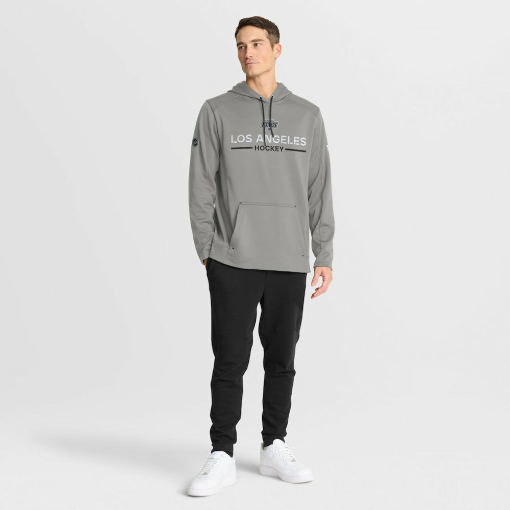 Los Angeles Kings Fanatics Authentic Pro Rink Hoodie - Silver | Fanatics on sale