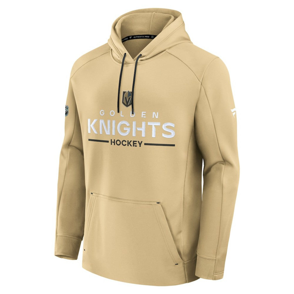 Vegas Golden Knights Fanatics Authentic Pro Rink Hoodie - Gold | Fanatics sale