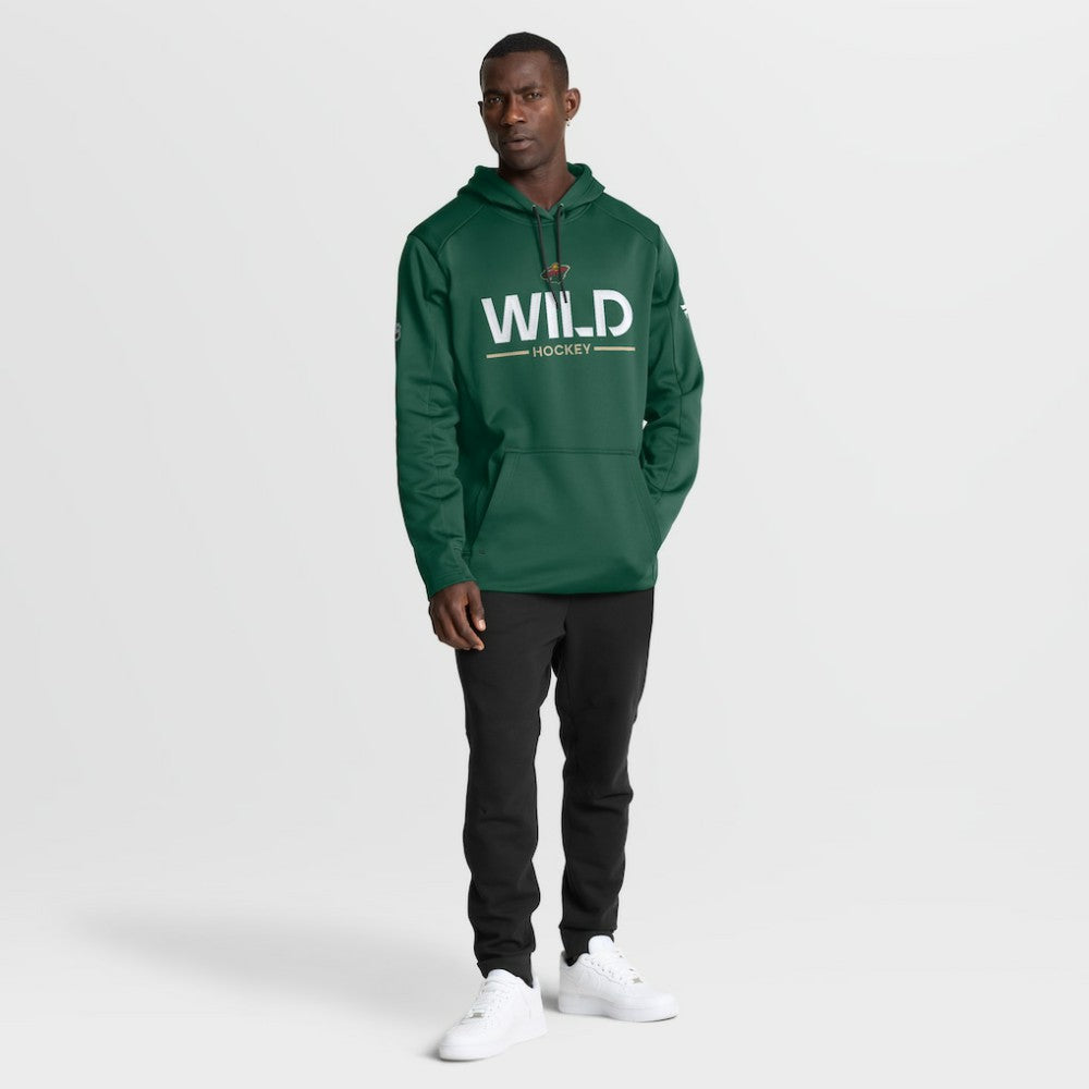 Minnesota Wild Fanatics Authentic Pro Rink Hoodie - Green | Fanatics online