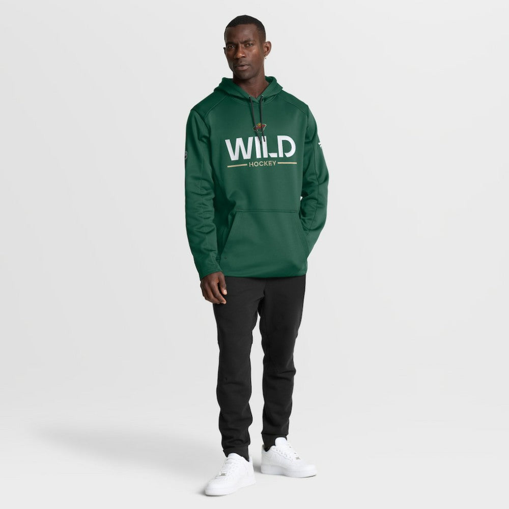 Minnesota Wild Fanatics Authentic Pro Rink Hoodie - Green | Fanatics online