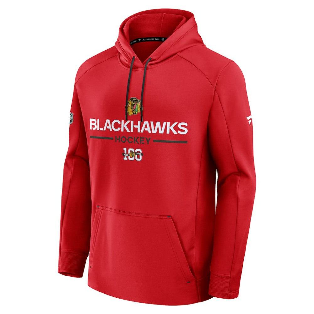 Chicago Blackhawks Fanatics Authentic Pro Centennial Rink Hoodie - Red | Fanatics sale