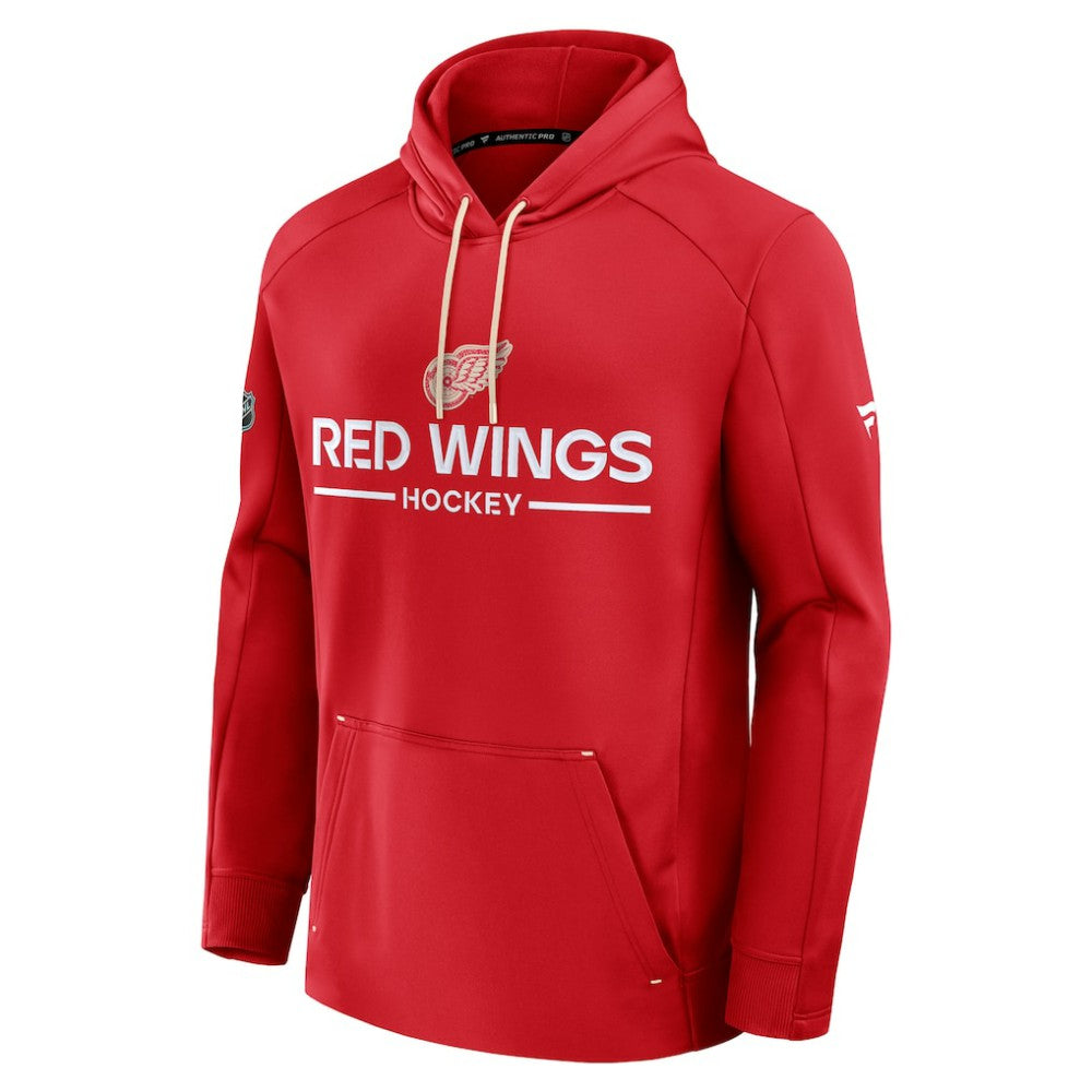 Detroit Red Wings Fanatics Authentic Pro Centennial Rink Hoodie - Red | Fanatics sale