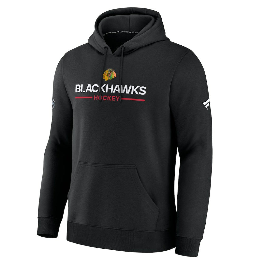 Chicago Blackhawks Fanatics Authentic Pro Primary Hoodie - Black | Fanatics on sale