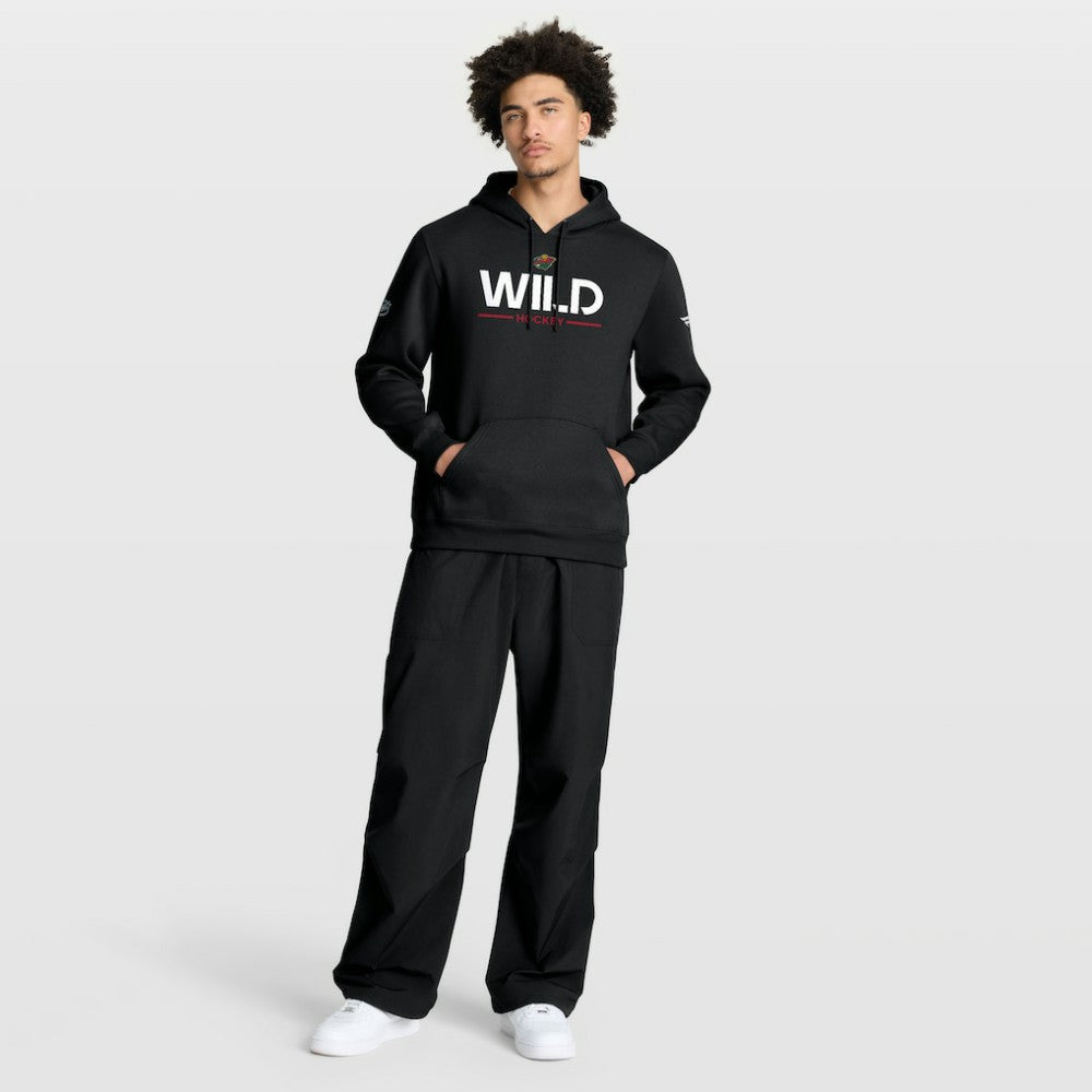 Minnesota Wild Fanatics Authentic Pro Primary Hoodie - Black | Fanatics near me