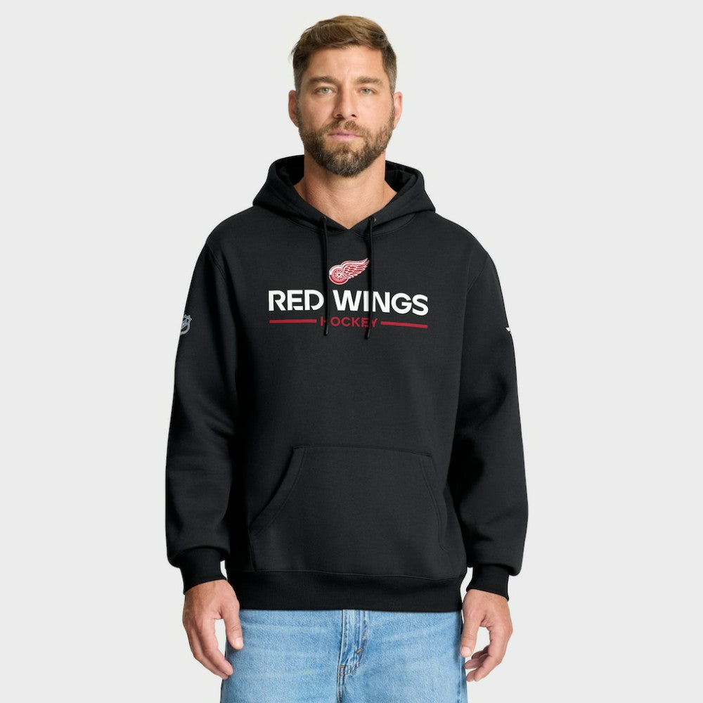 Detroit Red Wings Fanatics Authentic Pro Primary Hoodie - Black | Fanatics Lifestyle